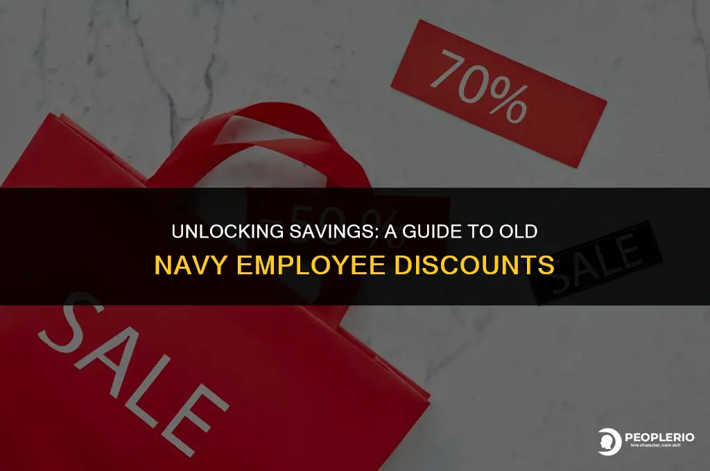 what is old navy employee discount