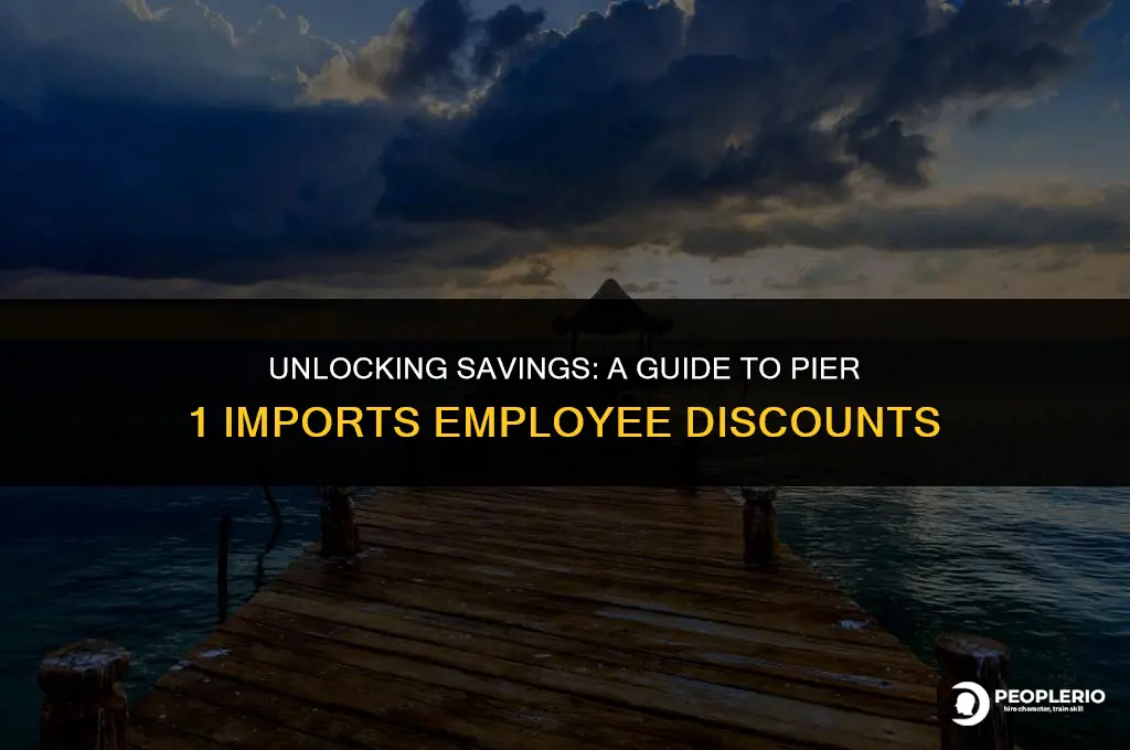 what is pier 1 imports employee discount