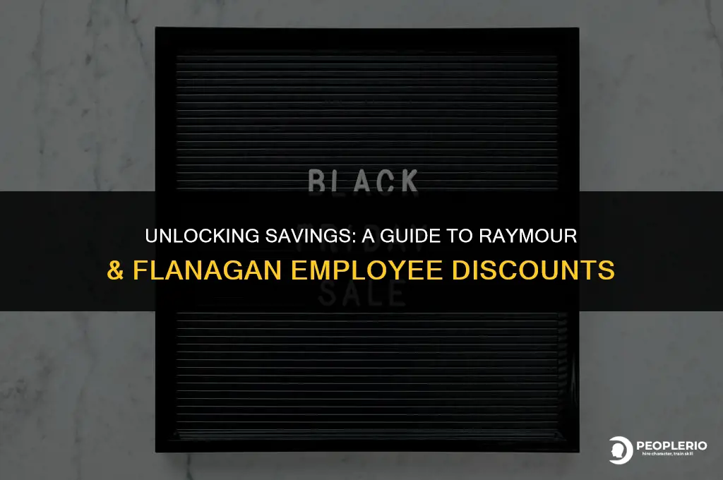 what is raymour and flanigan employee discount