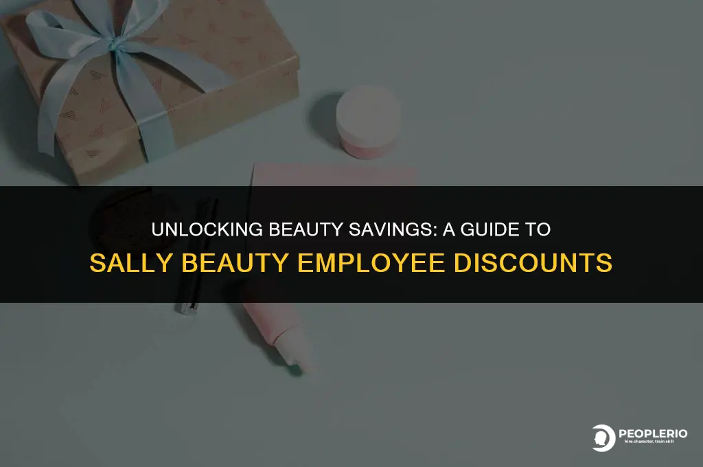 what is sally beauty employee discount