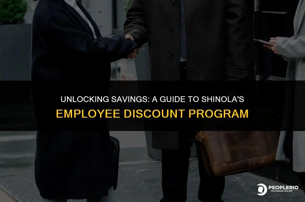 what is shinola employee discount