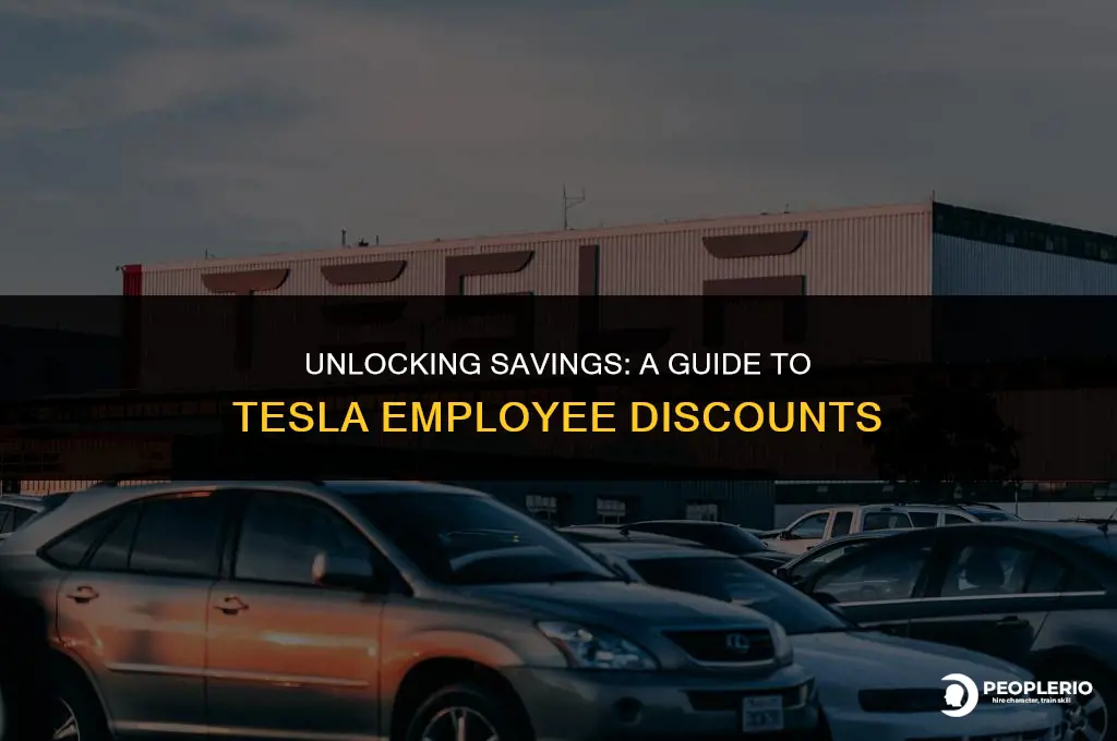 what is tesla employee discount