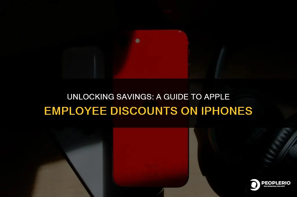 what is the apple employee discount iphone