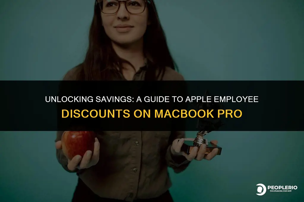 what is the apple employee discount on macbook pro