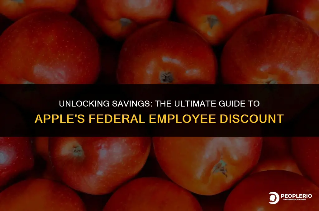 what is the apple federal employee discount