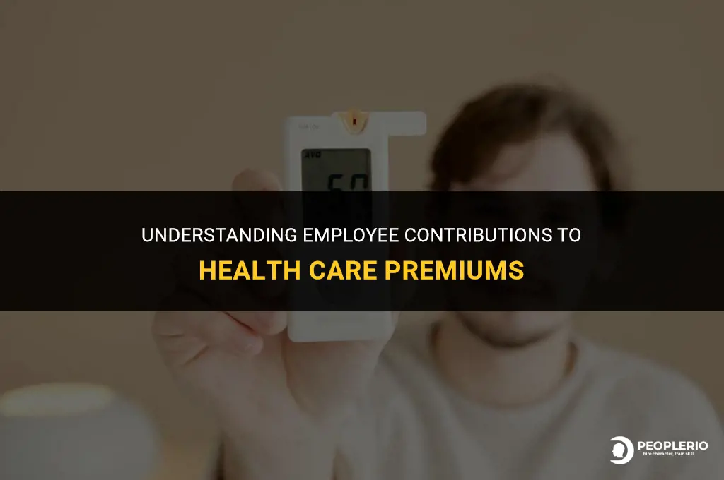 what is the average employee contribution to health care premiums
