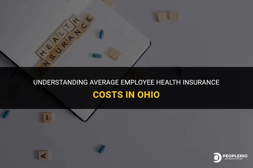 what is the average employee health insurance in ohio