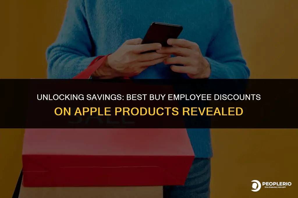 what is the best buy employee discount on apple