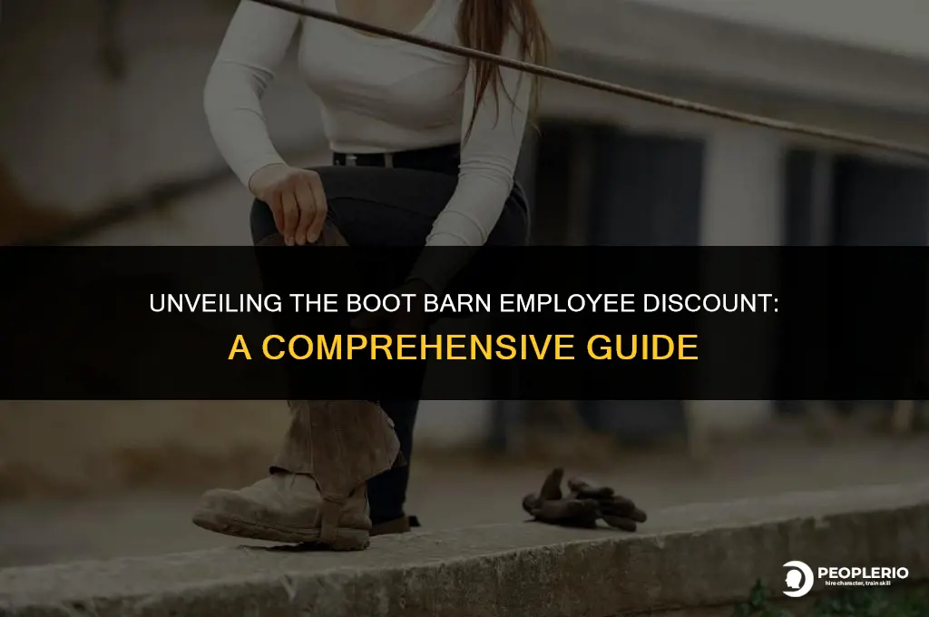 what is the boot barn employee discount