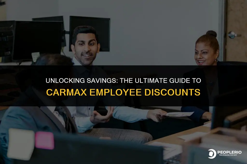 what is the carmax employee discount