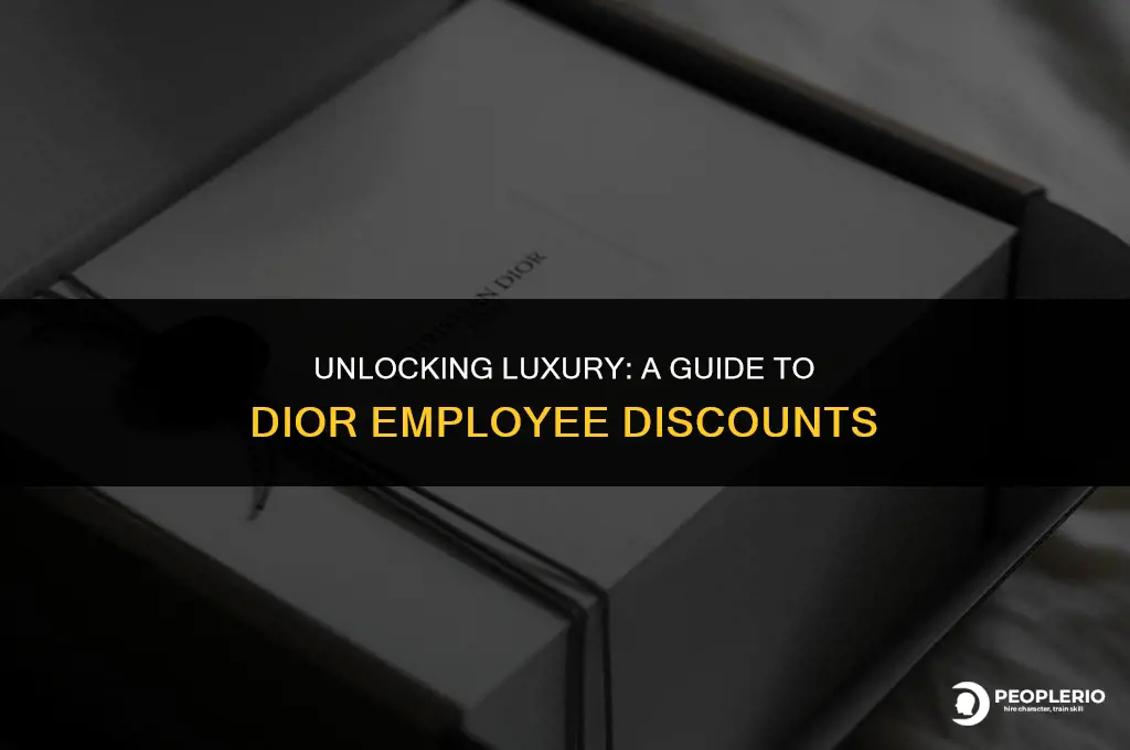 what is the dior employee discount