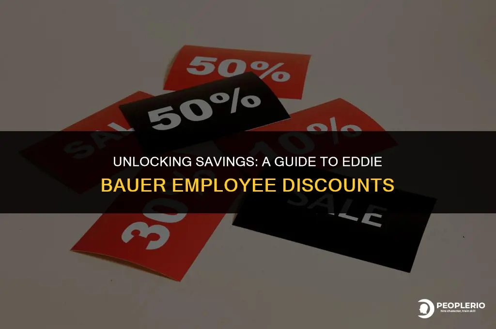 what is the eddie bauer employee discount