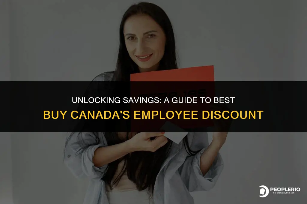 what is the employee discount at best buy canada