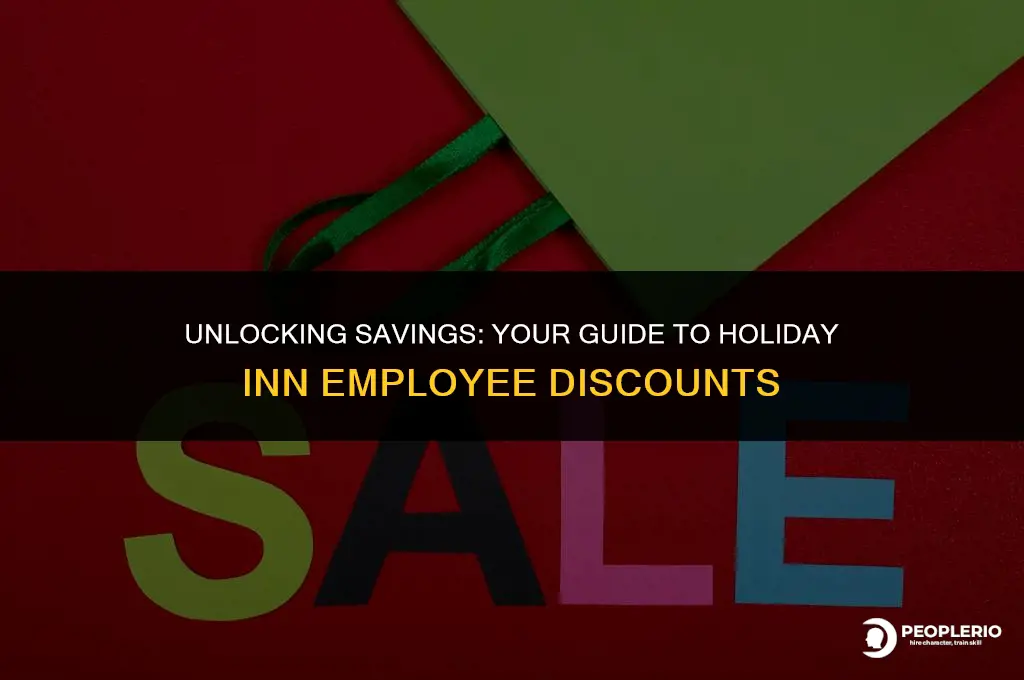what is the employee discount at holiday inn