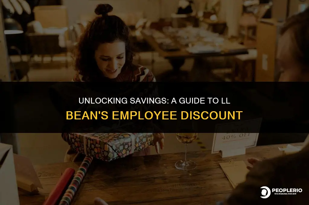 what is the employee discount at ll bean