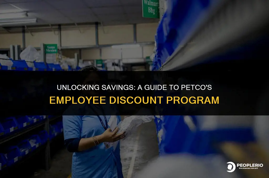 what is the employee discount at petco
