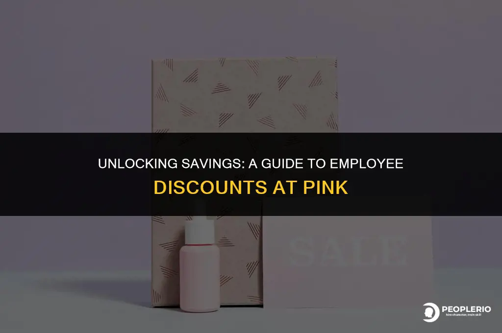 what is the employee discount at pink