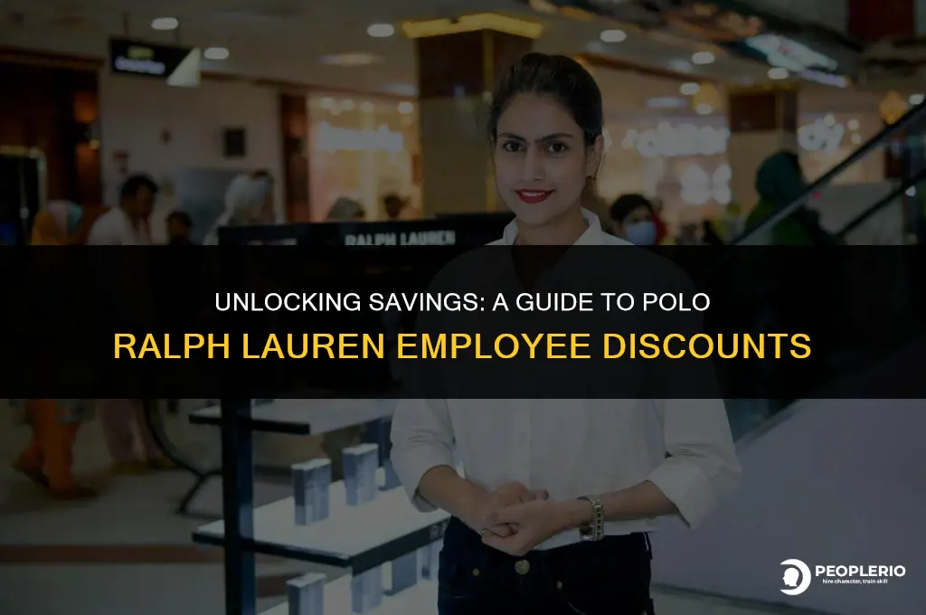 what is the employee discount at polo ralph lauren