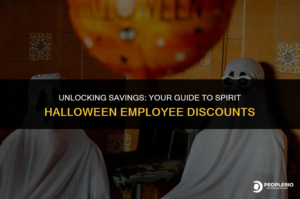 what is the employee discount at spirit halloween
