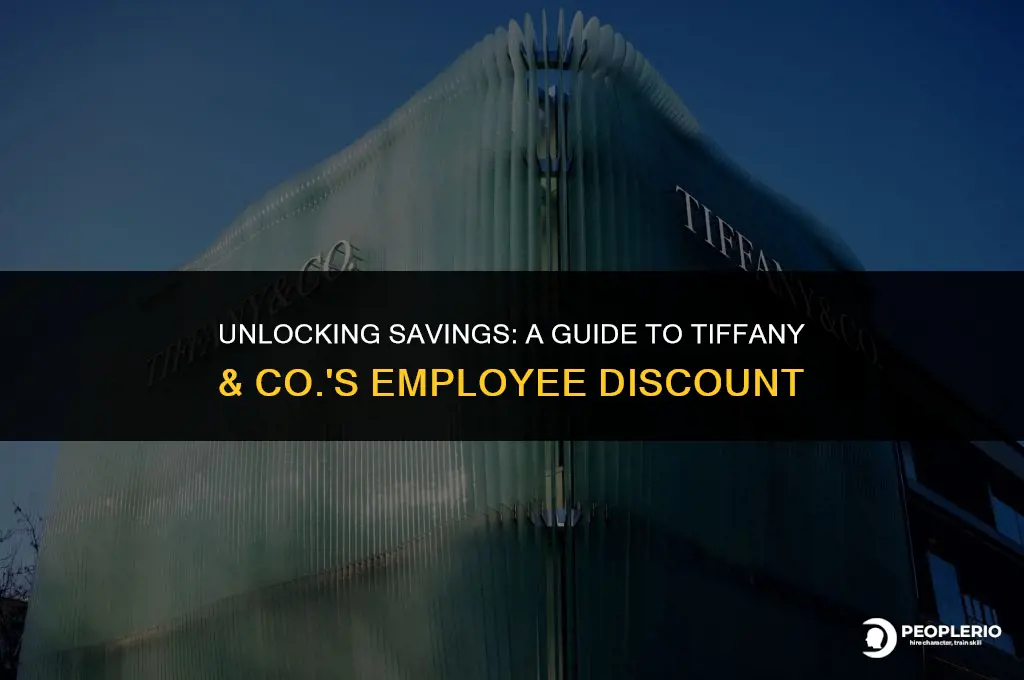 what is the employee discount at tiffany and co