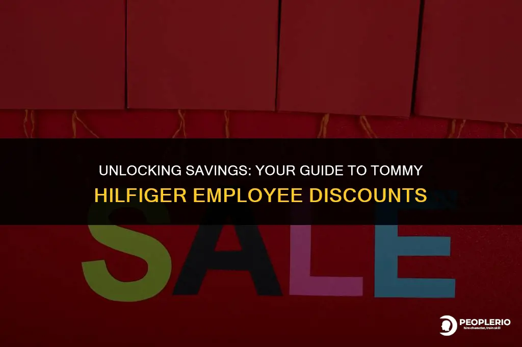 what is the employee discount at tommy hilfiger