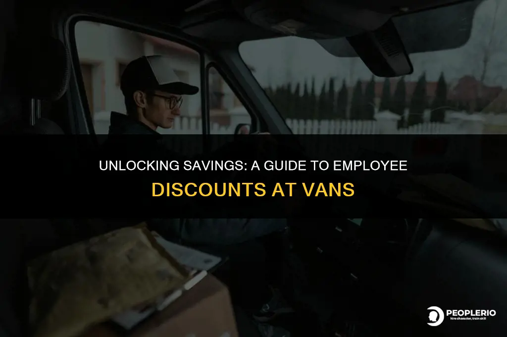 what is the employee discount at vans