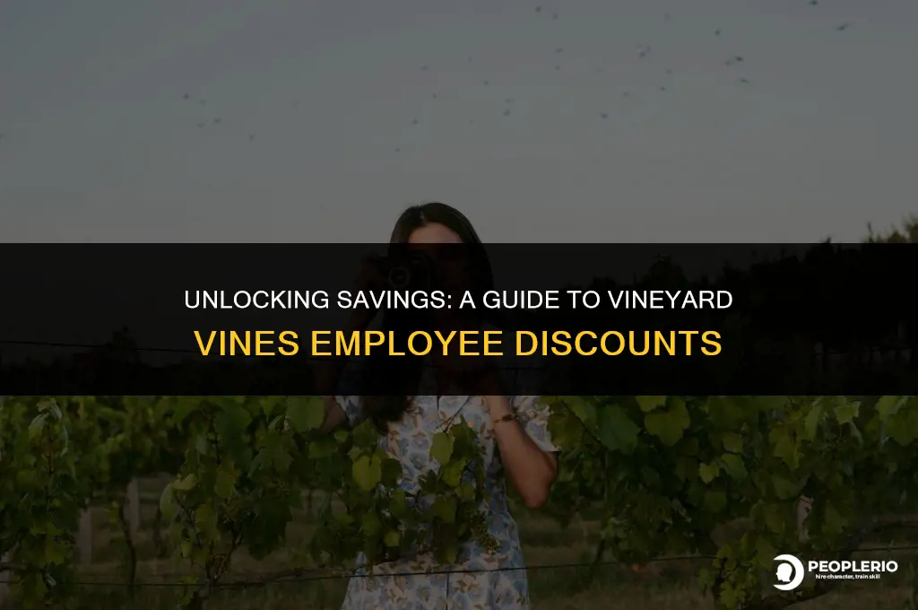 what is the employee discount at vineyard vines