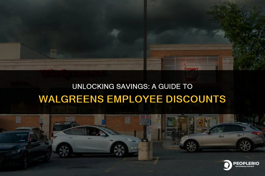 what is the employee discount at walgreens