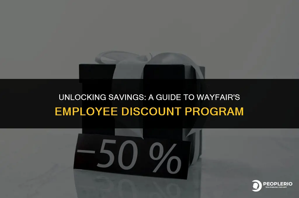 what is the employee discount at wayfair