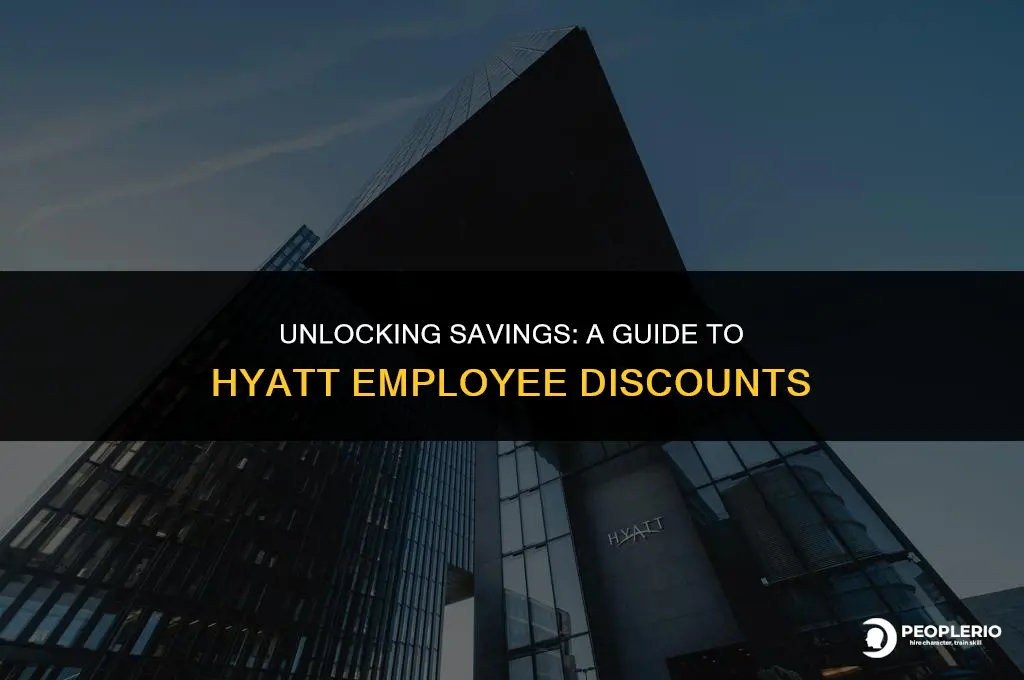 what is the employee discount on hyatt