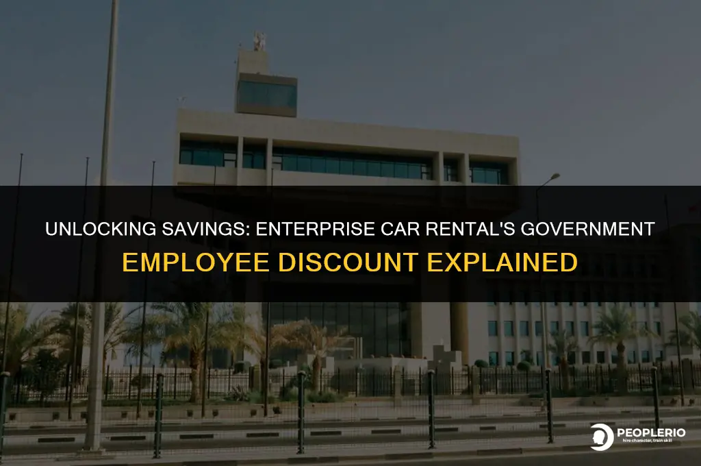 what is the enterprise car rental government employee discount