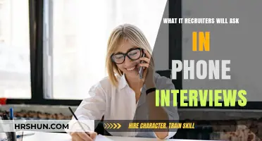 Mastering Phone Interviews: Anticipating Recruiters' Top Questions