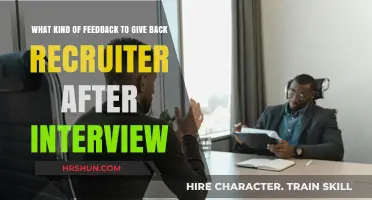 Effective Feedback Strategies for Post-Interview Communication with Recruiters