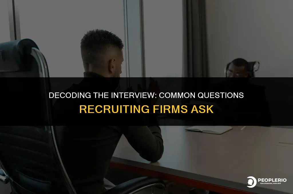 what questions do recruiting firms ask