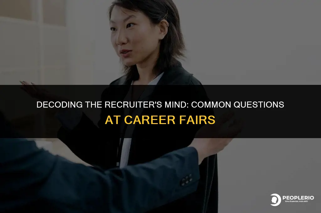 what questions employers ask at recruiting events