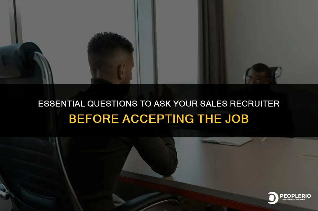 what questions should i ask my sales recruiter