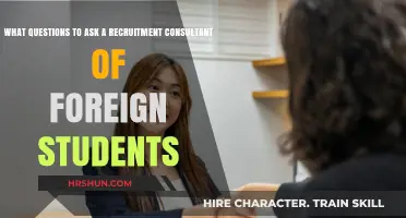 Essential Questions for Foreign Students When Meeting Recruitment Consultants