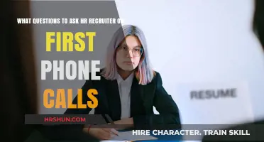 Essential Questions to Ask During Your First HR Recruiter Call