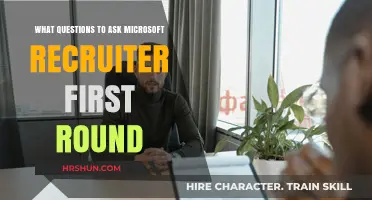 Essential Questions to Ask a Microsoft Recruiter in the First Round