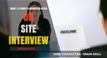 Post-Interview Follow-Up: What to Send to Recruiters to Stand Out