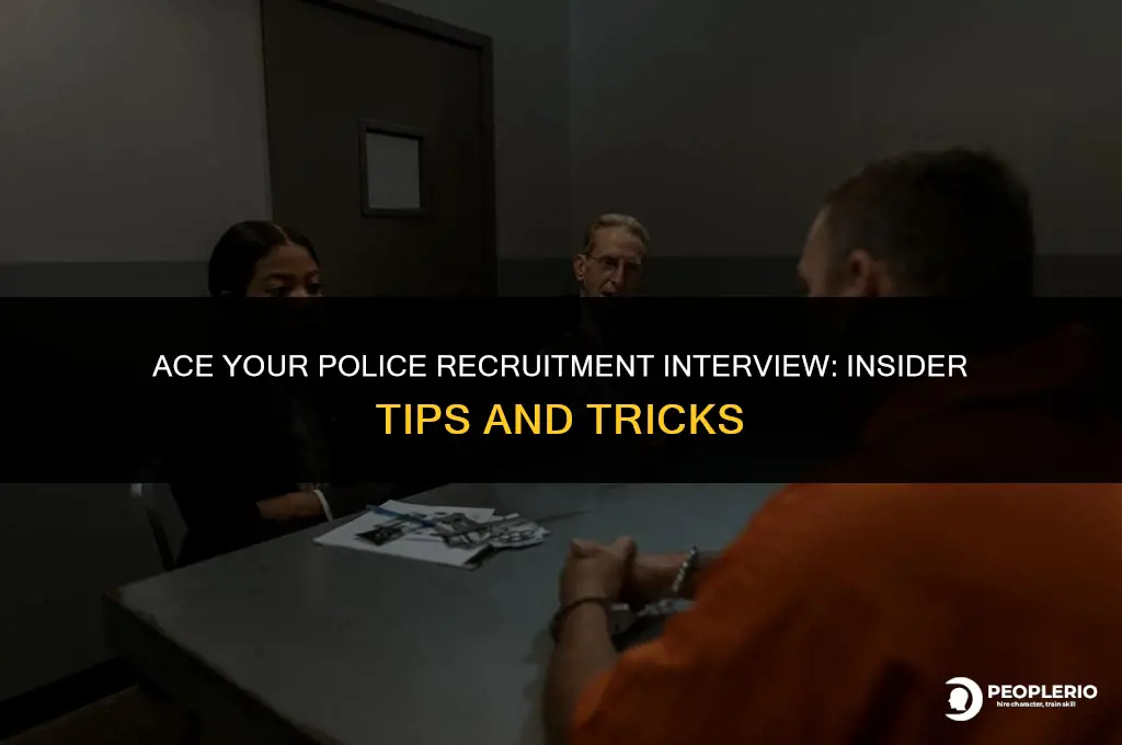 what to expect in a police recruitment interview