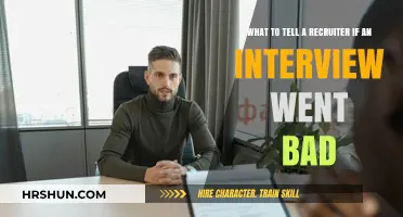 Recovering from a Rough Interview: Tips for Communicating with Recruiters