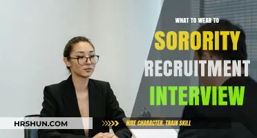 Sorority Recruitment Interview: Dressing to Impress and Succeed