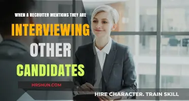 Staying Positive: Recruiter's Mention of Other Candidates