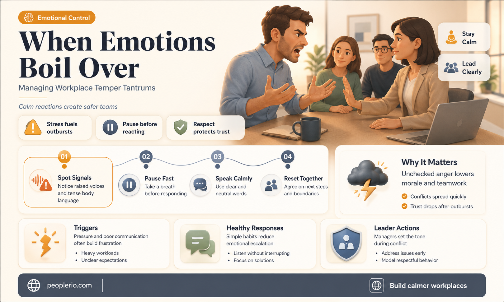 can an employee throw a temper tantrum at work