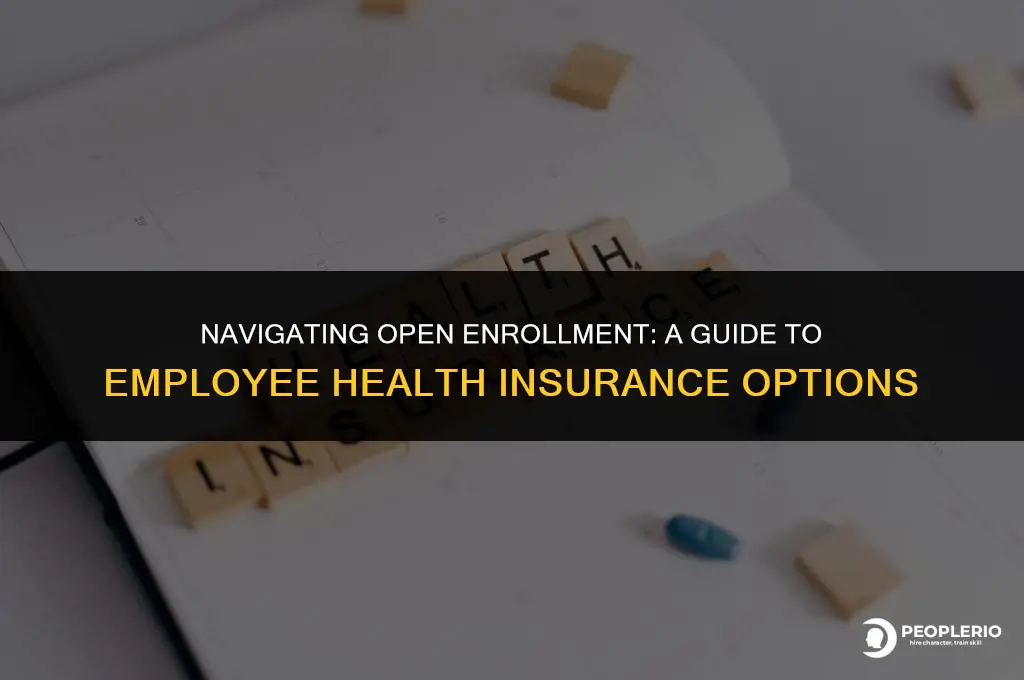 when is open enrollment for employee health insurance