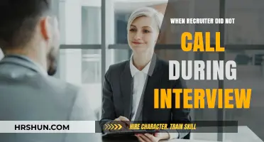 When Silence Speaks Louder: Navigating the Recruiter's Lack of Call During Interviews