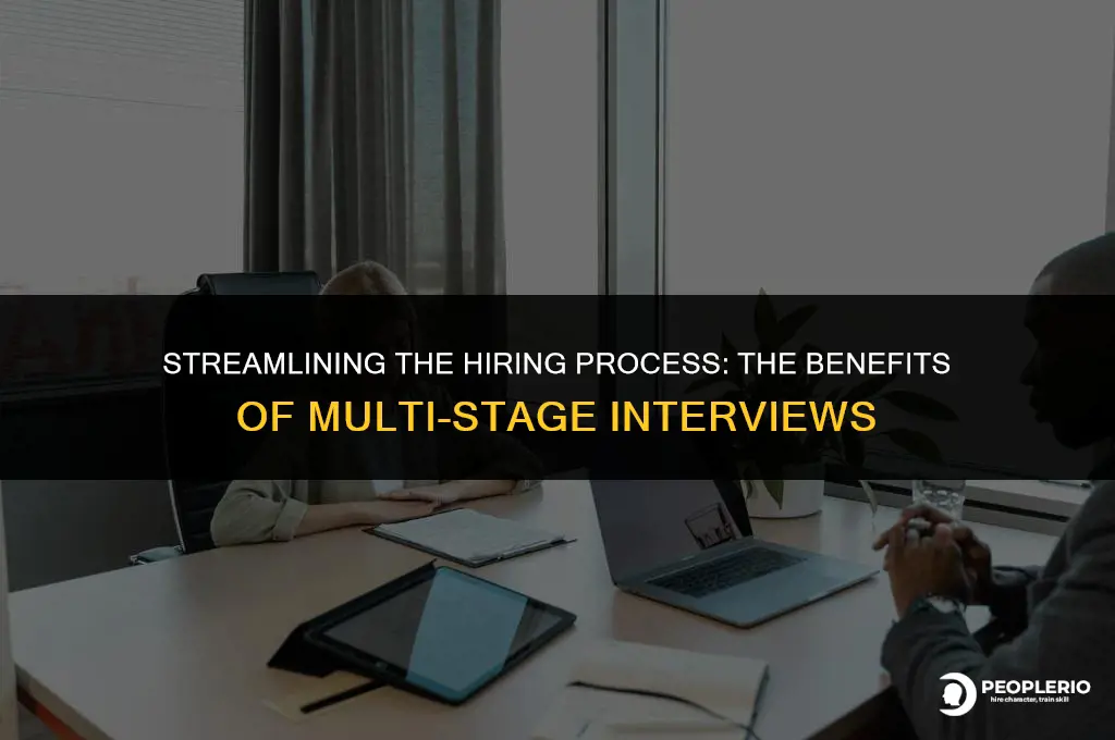 when recruiting employees multiple interviews that involve