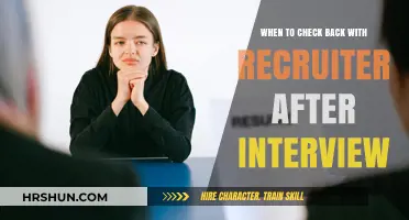 Post-Interview Follow-Up: Timing Your Next Move with Recruiters