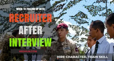 Perfect Timing: When to Follow Up with Recruiters Post-Interview